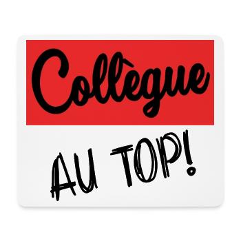 COLLEAGUE. START. RETIREMENT. EMPLOYMENT. HUMOR - Mouse Pad (horizontal) - white - Front
