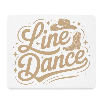 Line Dance mein Hobby - meine Passion - mein Ding - Mousepad (Querformat) - Weiß - Vorne