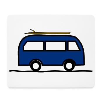 VAN. SURFEN. LEBEN SIE DEN URLAUB. FERIEN. - Mousepad (Querformat) - Weiß - Vorne