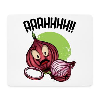 Zwiebelchaos Neon Illustration - Mousepad (Querformat) - Weiß - Vorne