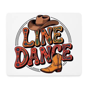 Line Dance mein Hobby - meine Passion - mein Ding - Mousepad (Querformat) - Weiß - Vorne