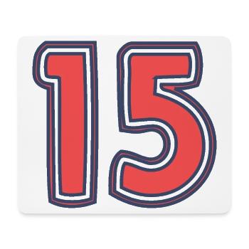 15. 15 YEARS. 15th ANNIVERSARY. 15 YEAR ANNIVERSARY. - Mouse Pad (horizontal) - white - Front