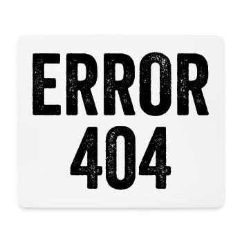 Error 404 - Mousepad (Querformat) - Weiß - Vorne