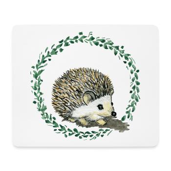 Hedgehog - Mouse Pad (horizontal) - white - Front