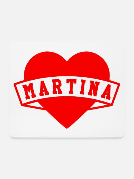 Martina Herzen - Mousepad (Querformat) - Weiß