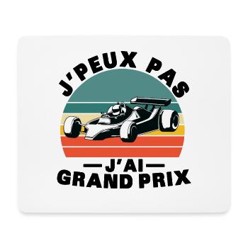 Ich kann nicht, ich habe einen tollen Preis - Mousepad (Querformat) - Weiß - Vorne