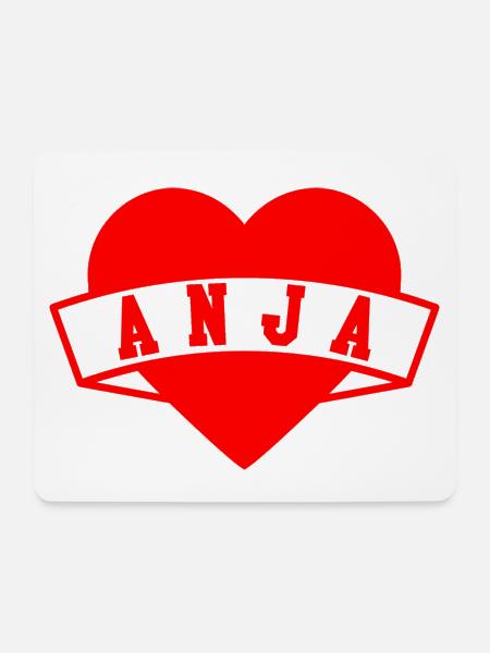 Anja Herzen - Mousepad (Querformat) - Weiß