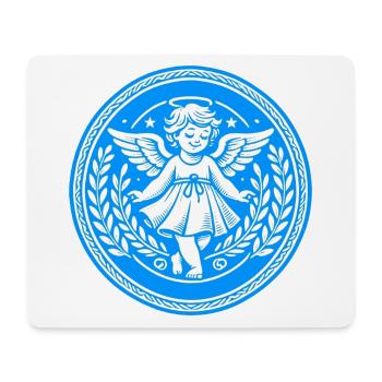 Guardian Angel Logo - Mouse Pad (horizontal) - white - Front