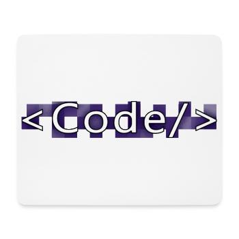 Code style (purple) - Mouse Pad (horizontal) - white - Front