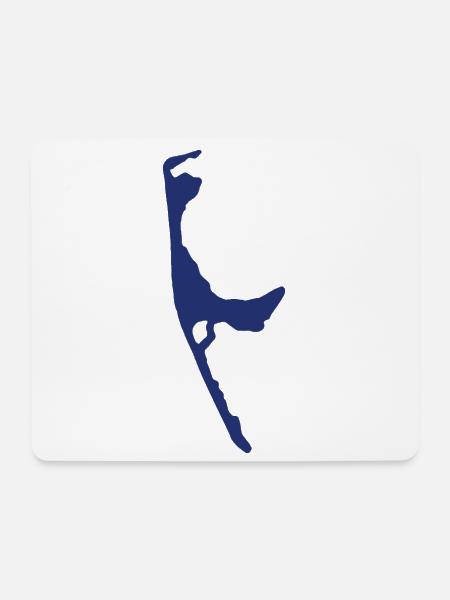 sylt blau - Mousepad (Querformat) - Weiß