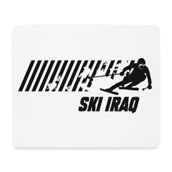 Ski Iraq - Mouse Pad (horizontal) - white - Front