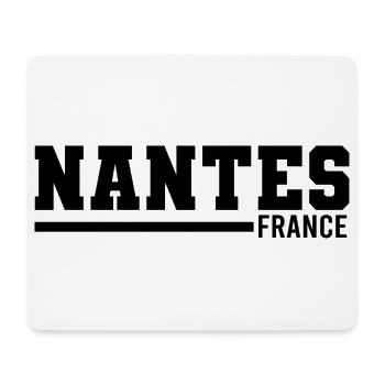 Nantes | France - Mouse Pad (horizontal) - white - Front