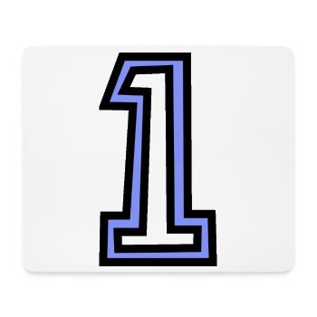 1. 1 JAHR. 1. JAHRESTAG. 1 JAHR GEBURTSTAG - Mousepad (Querformat) - Weiß - Vorne