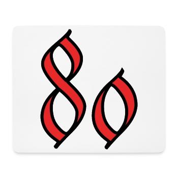 80 - Mouse Pad (horizontal) - white - Front
