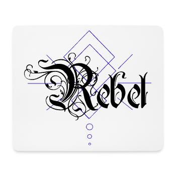 Rebel - Mousepad (Querformat) - Weiß - Vorne