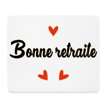 RETIREMENT. RETIREMENT. RETIRED. RETIREMENT - Mouse Pad (horizontal) - white - Front