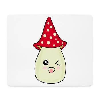 Kawaii Pilz Kawaii Fliegenpilz Kawaii Kostüm - Mousepad (Querformat) - Weiß - Vorne