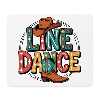 Line Dance mein Hobby - meine Passion - mein Ding - Mousepad (Querformat) - Weiß - Vorne