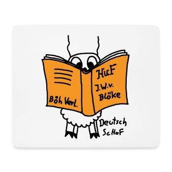Deutsch Schof - Mousepad (Querformat) - Weiß - Vorne