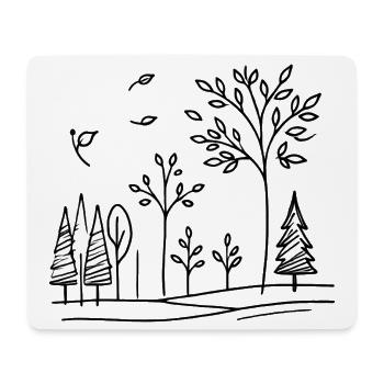 Pure Nature - Mousepad (Querformat) - Weiß - Vorne