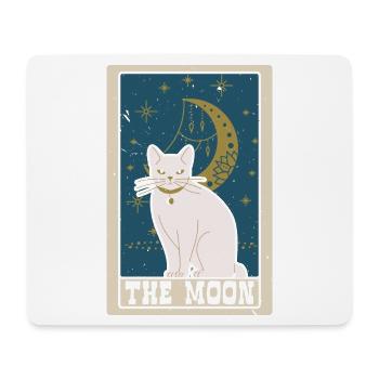 Der Mond Tarotkarte Schamane Wahrsagerei - Mousepad (Querformat) - Weiß - Vorne
