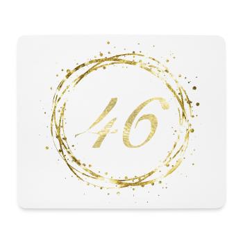 46 - Mousepad (Querformat) - Weiß - Vorne