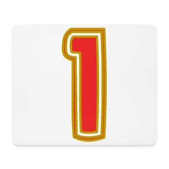 1. 1 JAHR. 1. JAHRESTAG. 1 JAHR GEBURTSTAG - Mousepad (Querformat) - Weiß - Vorne