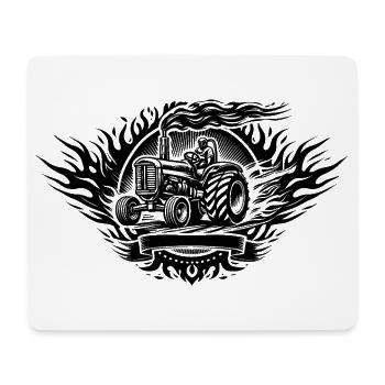 Tractor Pulling Logo - Mouse Pad (horizontal) - white - Front