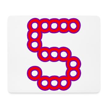 5. JUBILÄUM. 5 JAHRE. 5-JÄHRIGES JUBILÄUM - Mousepad (Querformat) - Weiß - Vorne