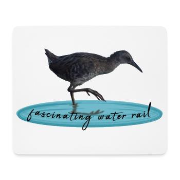 water rail - Mousepad (Querformat) - Weiß - Vorne
