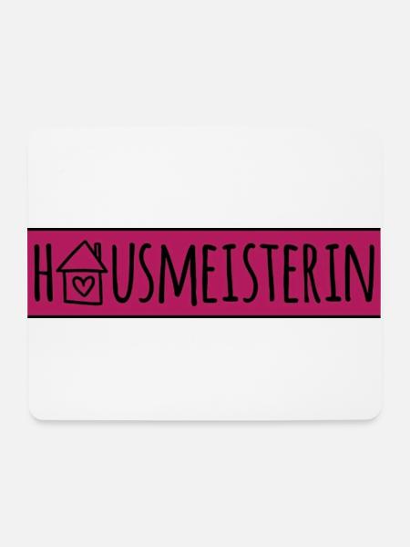 Hausmeisterin - Mousepad (Querformat) - Weiß
