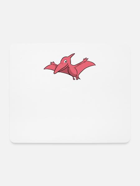 Pterodactyl - Mousepad (Querformat) - Weiß