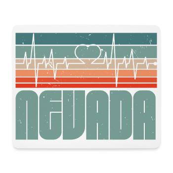 Retro Nevada USA Staat Amerika Nevadan Carson City - Mousepad (Querformat) - Weiß - Vorne