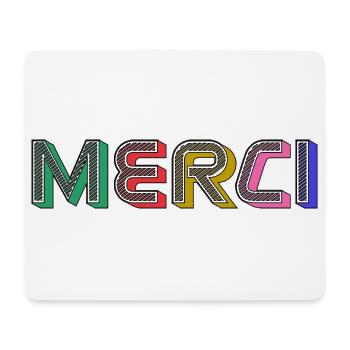 Vielen Dank - Mousepad (Querformat) - Weiß - Vorne