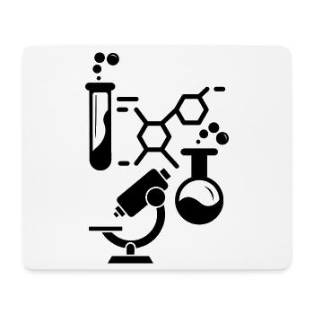 Neurons Chemistry Science Periodic Table Laboratory - Mouse Pad (horizontal) - white - Front