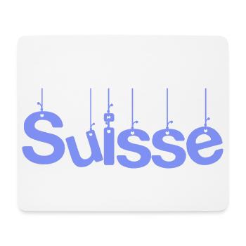 SCHWEIZ. HUMOR. LAND. FLAGGE. GENF. LAUSANNE - Mousepad (Querformat) - Weiß - Vorne