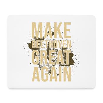 Beethoven - Mouse Pad (horizontal) - white - Front