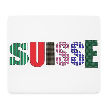 SUISSE. PAYS - Tapis de souris (format paysage) - blanc - Devant