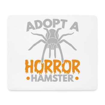 Adoptiere einen Horror-Hamster Arachnid Spinnenflü - Mousepad (Querformat) - Weiß - Vorne