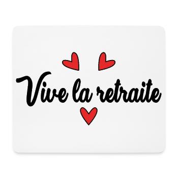 RETIREMENT. RETIREMENT. RETIRED. HAPPY RETIREMENT - Mouse Pad (horizontal) - white - Front