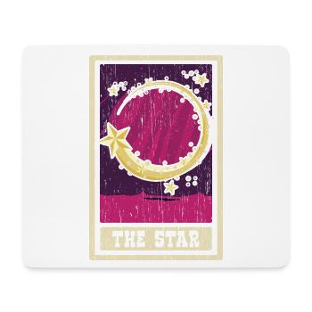 Der Stern Tarotkarte Schamane Wahrsagerei - Mousepad (Querformat) - Weiß - Vorne