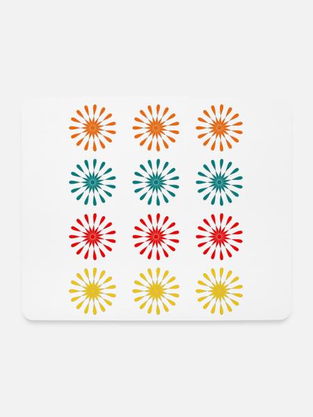 STERN. STERN. STERNE. FEST. JAHRESTAG. WEIHNACHTEN. - Mousepad (Querformat) - Weiß