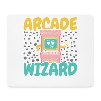 Arcade Spiele Video Spiel Spiel Nerd Streamer - Mousepad (Querformat) - Weiß - Vorne
