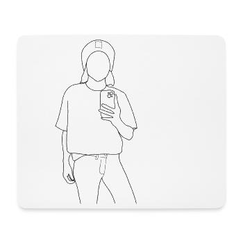 Keep cool - Mousepad (Querformat) - Weiß - Vorne