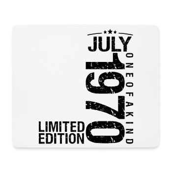 Geburtstag 1970 Juli 1970 Juli 1970 - Mousepad (Querformat) - Weiß - Vorne