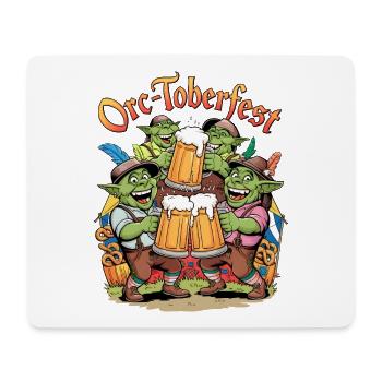 Orc-toberfest - Mouse Pad (horizontal) - white - Front