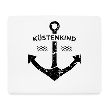 Küstenkind Heimat Ostsee Nordsee Geschenkidee - Mousepad (Querformat) - Weiß - Vorne