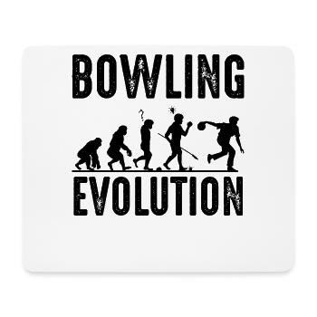 Bowling - Tapis de souris (format paysage) - blanc - Devant
