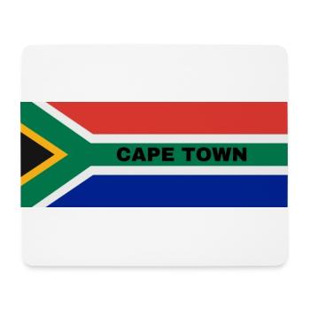 Cape Town City in South African Flag - Mouse Pad (horizontal) - white - Front
