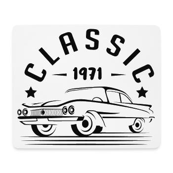 Klassisch 1971 aus dem Jahr 1971 - Mousepad (Querformat) - Weiß - Vorne